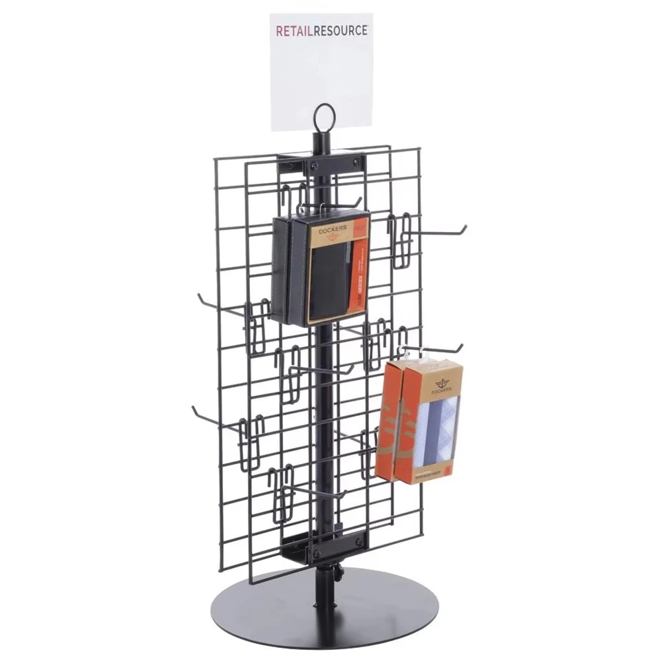Etajè Ekspozisyon Fil Tabletop De -Kanp Ekspozisyon Kontwa ak Kwòk